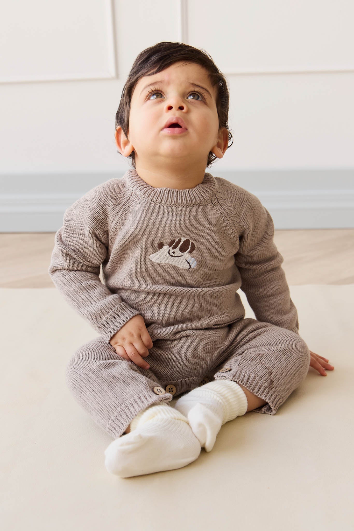 Theo Knit Onepiece - Tweed Sasha Puppy - Image 4