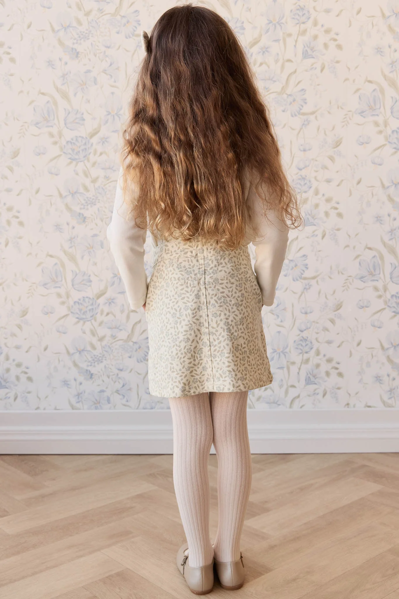 Vintage Overall Dress - Elodie Whisper White - Image 8