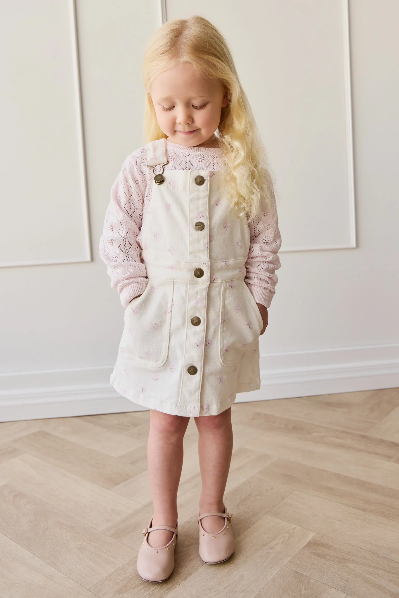 Vintage Overall Dress - Parchment Jamie's Atrium - Image 3