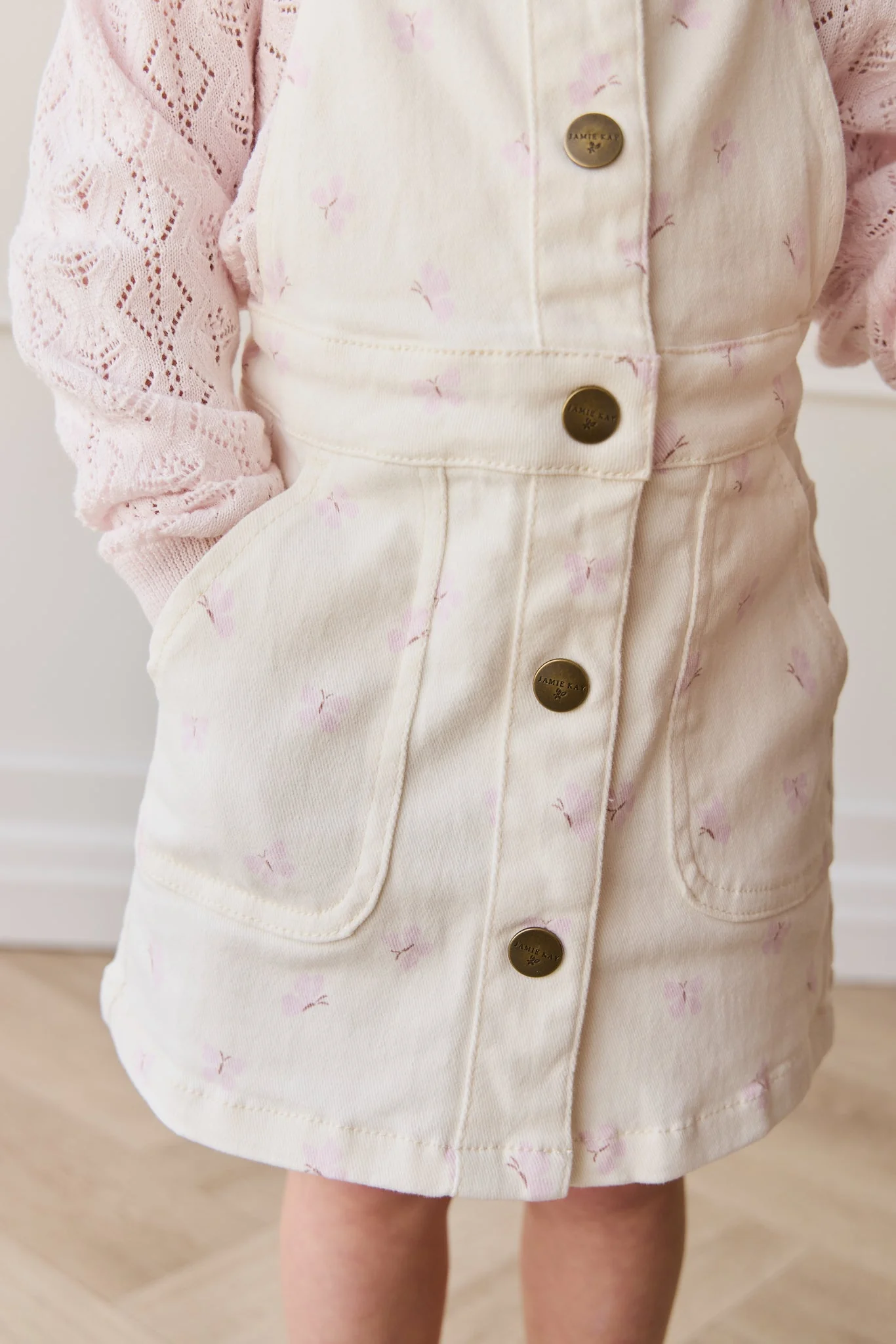 Vintage Overall Dress - Parchment Jamie's Atrium - Image 7
