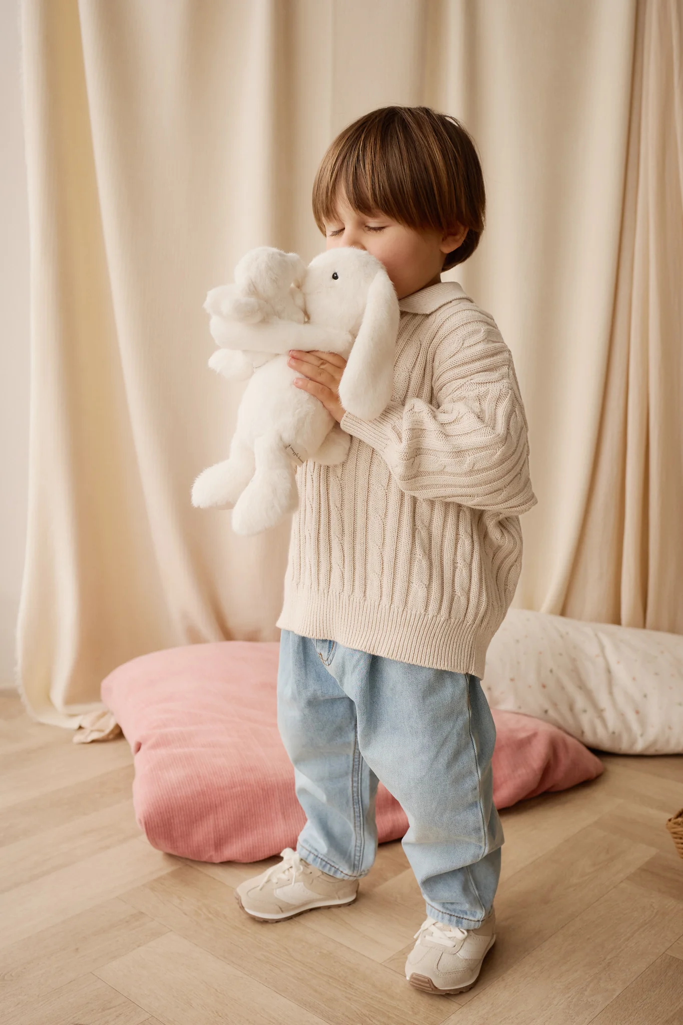 Wade Knitted Jumper - Cloud - Image 8