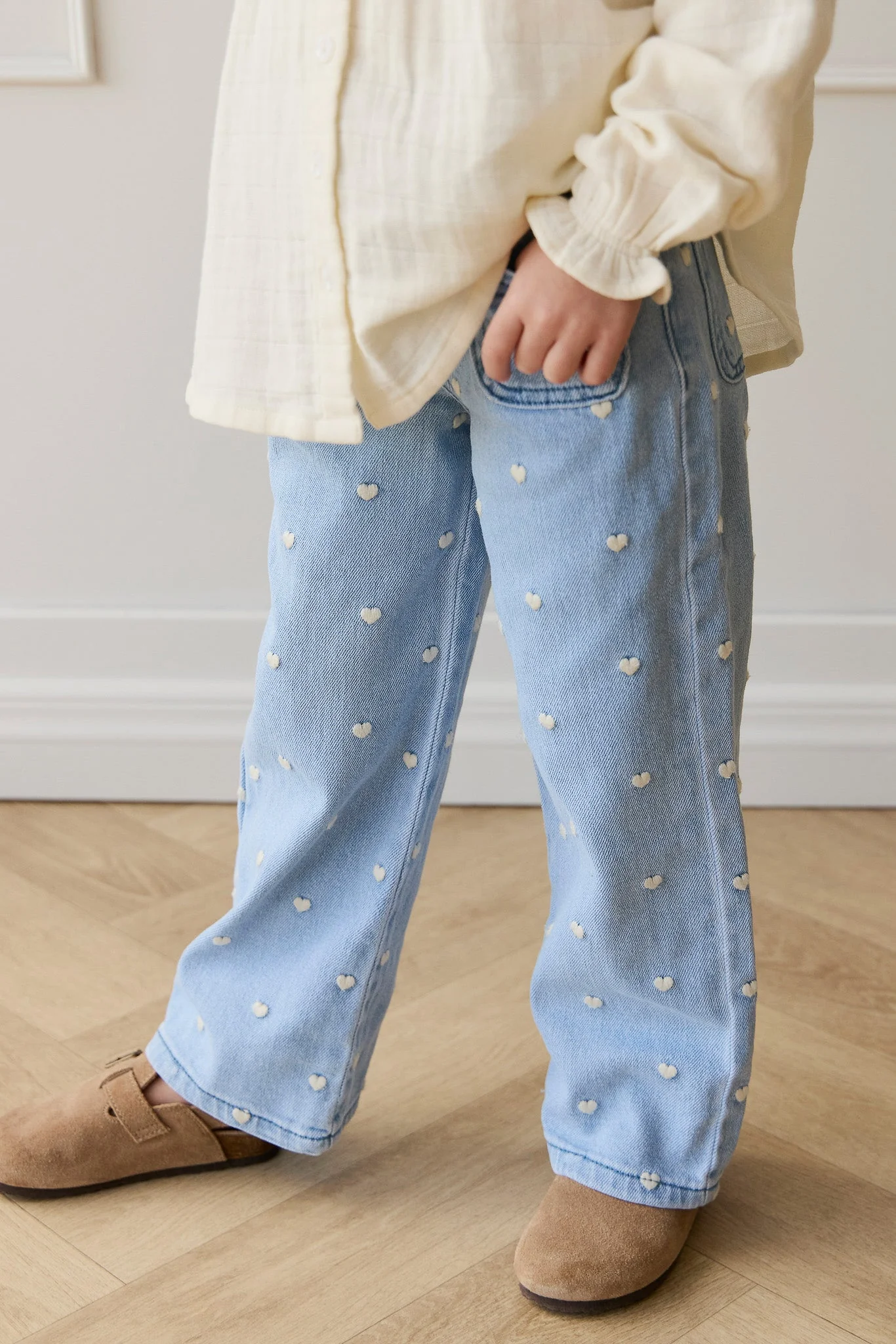 Yvette Pant - Petite Heart Denim - Image 3